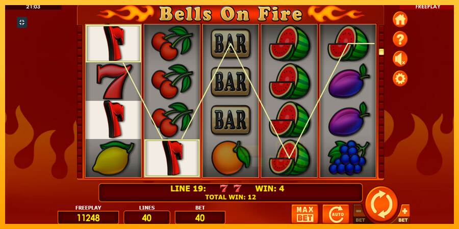 Bells on Fire macchina da gioco per soldi, immagine 6