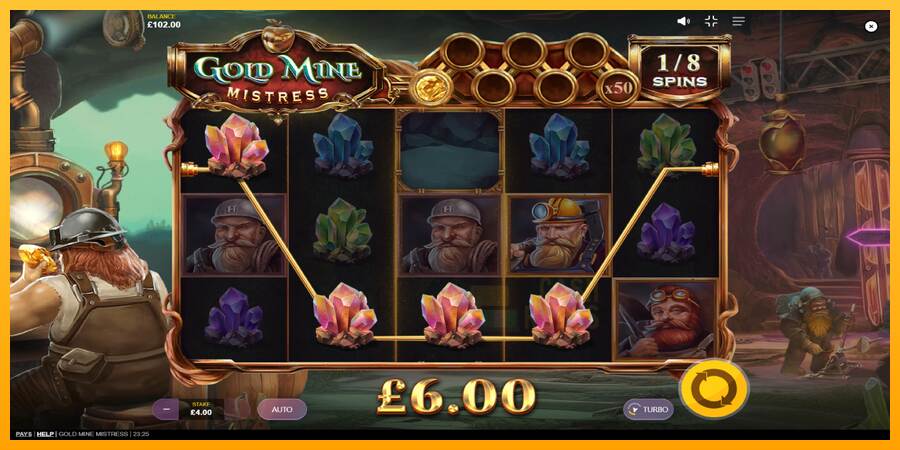 Gold Mine Mistress macchina da gioco per soldi, immagine 3