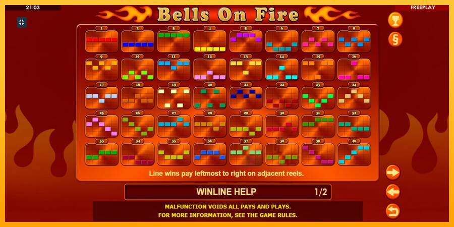 Bells on Fire macchina da gioco per soldi, immagine 9