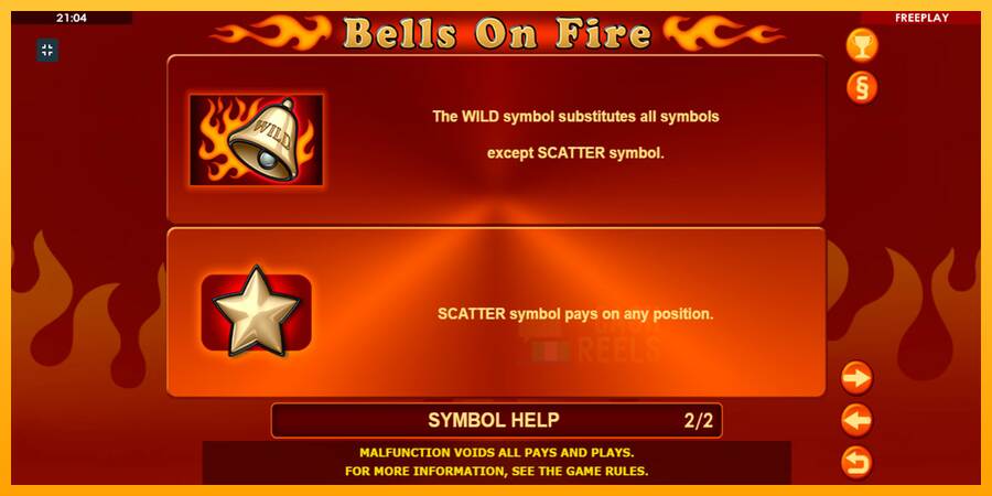 Bells on Fire macchina da gioco per soldi, immagine 10