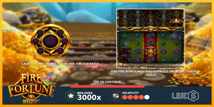 Fire and Fortune ReelzUp macchina da gioco per soldi, immagine 1