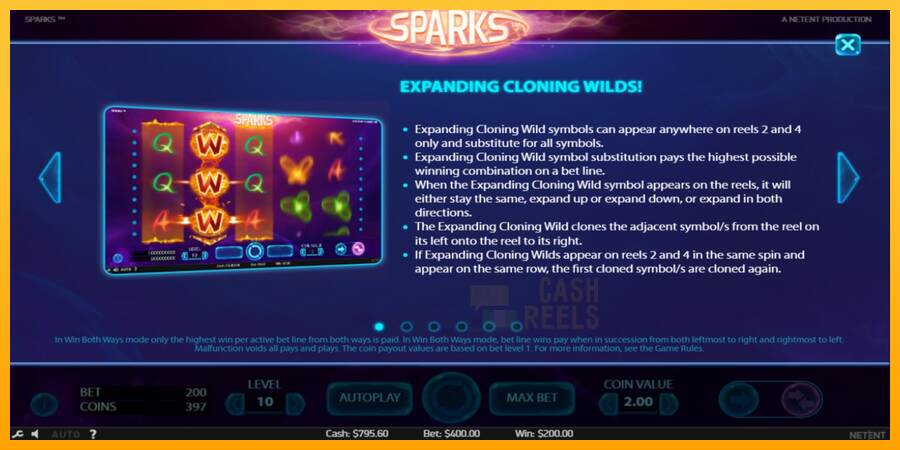 Sparks macchina da gioco per soldi, immagine 4