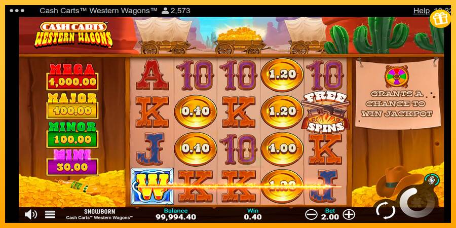 Cash Carts Western Wagons macchina da gioco per soldi, immagine 2