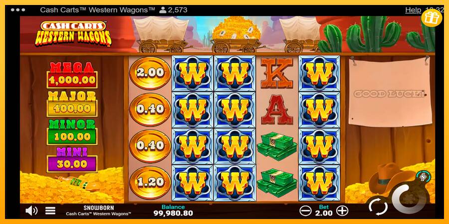 Cash Carts Western Wagons macchina da gioco per soldi, immagine 3