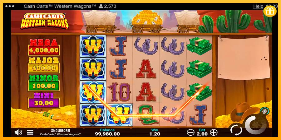 Cash Carts Western Wagons macchina da gioco per soldi, immagine 4