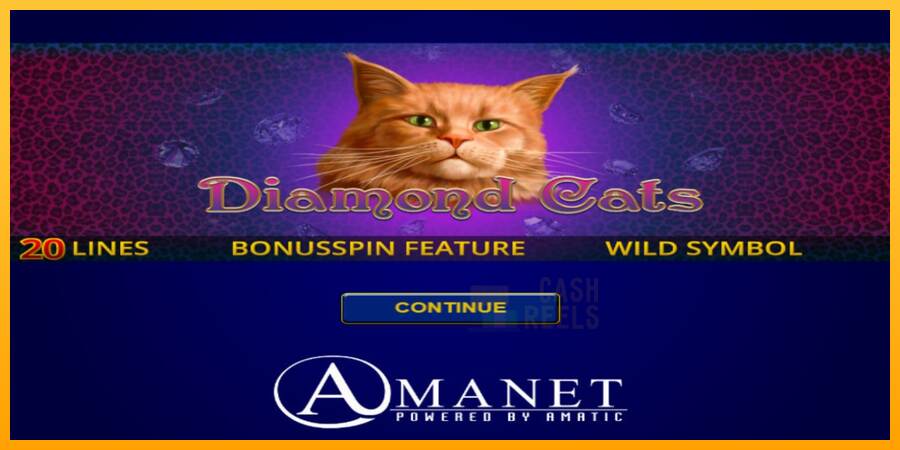 Diamond Cats macchina da gioco per soldi, immagine 1