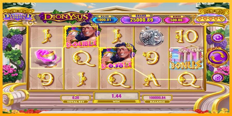 Diamond Spins Dionysus macchina da gioco per soldi, immagine 2