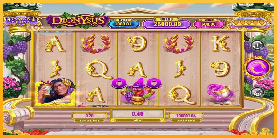 Diamond Spins Dionysus macchina da gioco per soldi, immagine 3