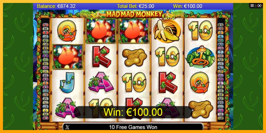 Mad Mad Monkey macchina da gioco per soldi, immagine 3