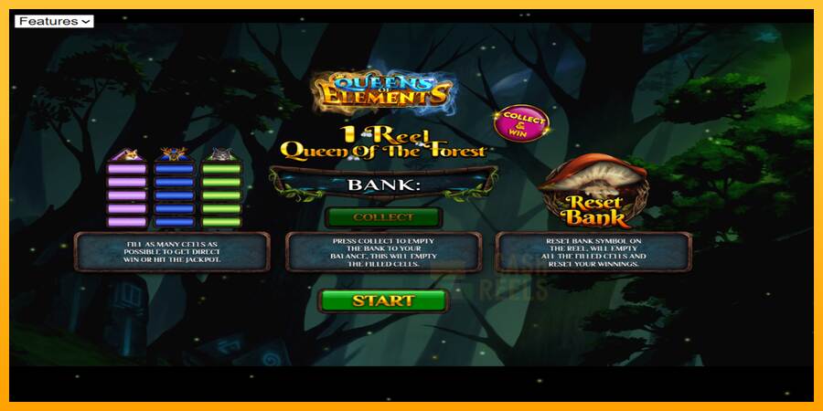 1 Reel Queen of the Forest macchina da gioco per soldi, immagine 1