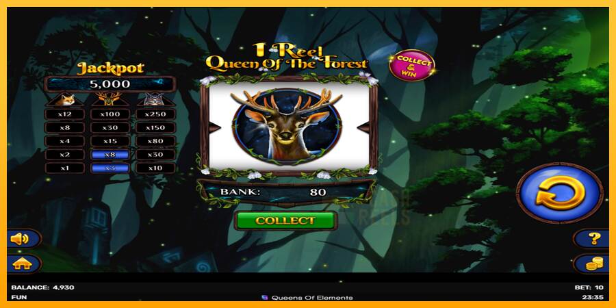 1 Reel Queen of the Forest macchina da gioco per soldi, immagine 3