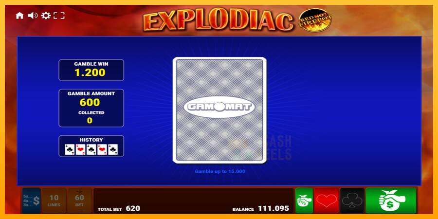 Explodiac Red Hot Firepot macchina da gioco per soldi, immagine 5