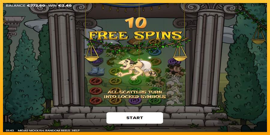 Midas Moolah Random Reels macchina da gioco per soldi, immagine 4