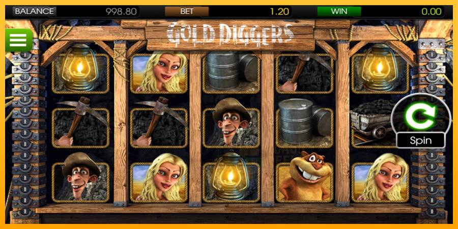 Gold Diggers macchina da gioco per soldi, immagine 1