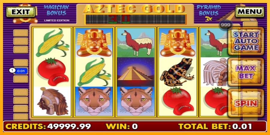 Aztec Gold macchina da gioco per soldi, immagine 1