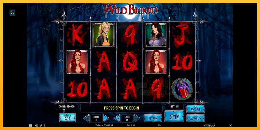 Wild Blood macchina da gioco per soldi, immagine 1