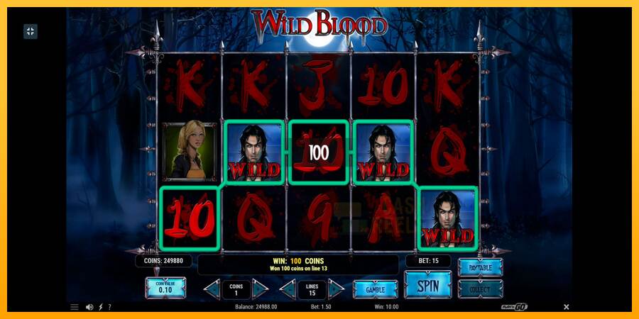 Wild Blood macchina da gioco per soldi, immagine 2