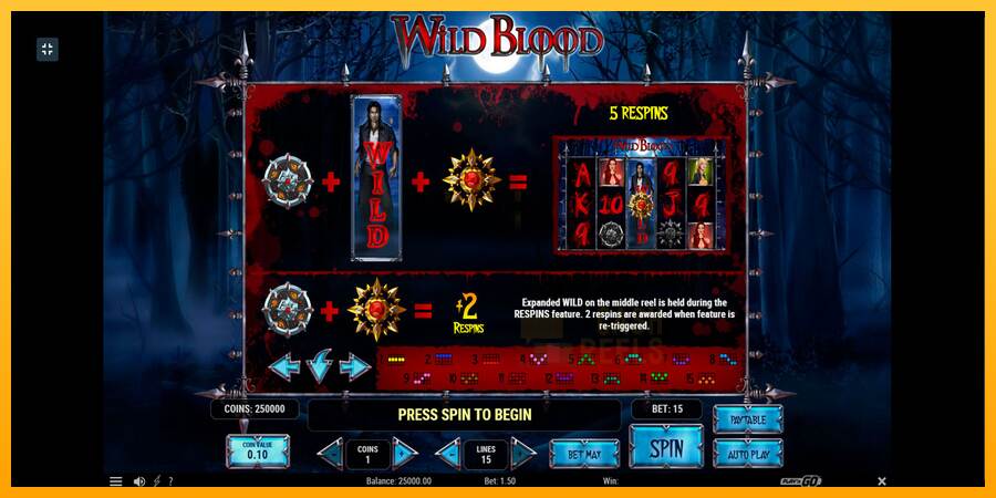 Wild Blood macchina da gioco per soldi, immagine 10