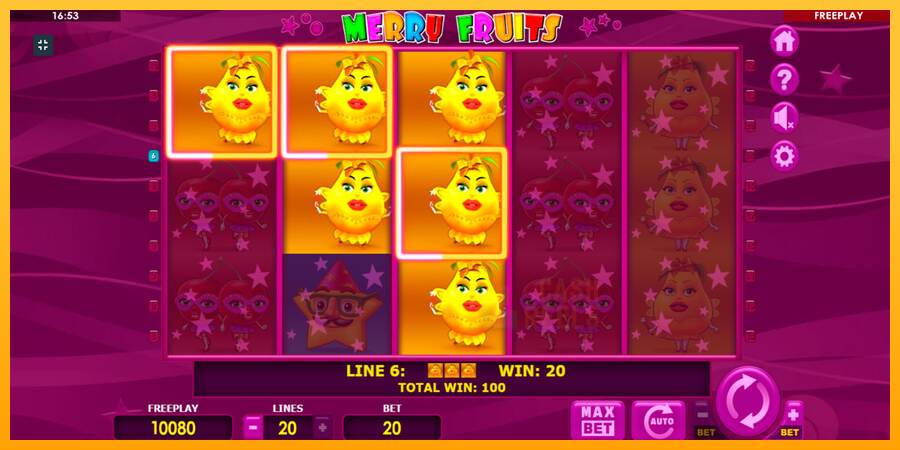 Merry Fruits macchina da gioco per soldi, immagine 2