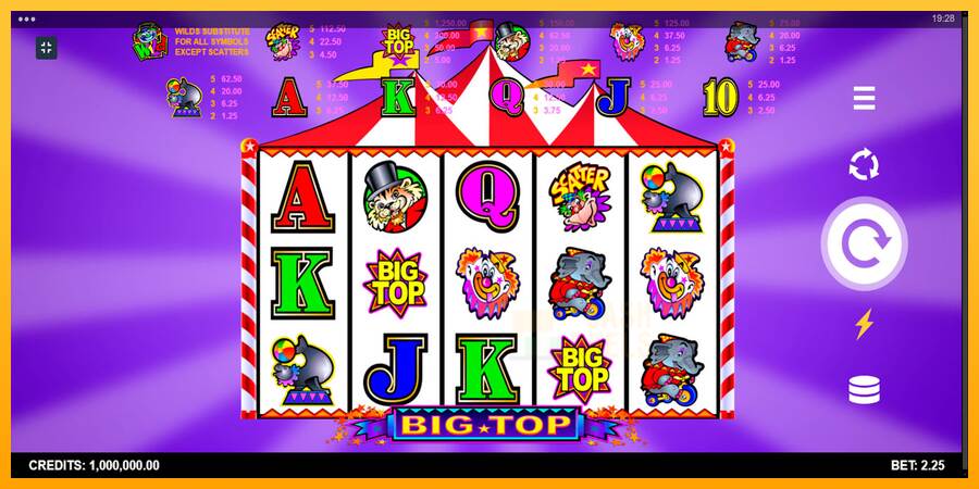 Big Top macchina da gioco per soldi, immagine 1