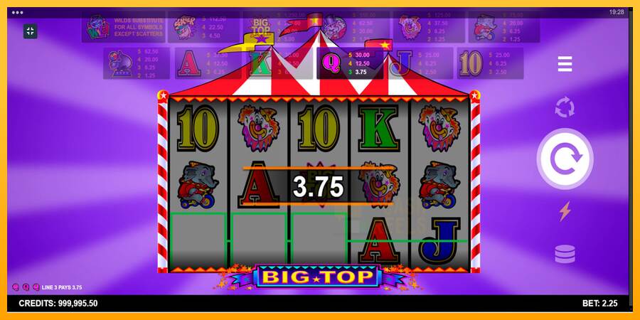 Big Top macchina da gioco per soldi, immagine 2