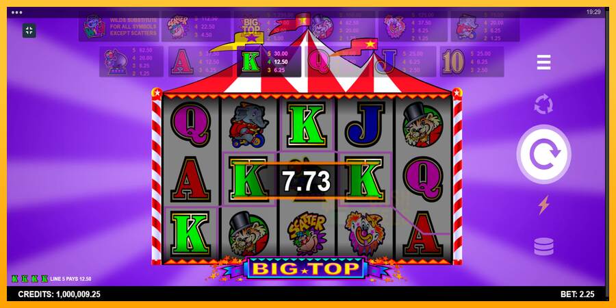 Big Top macchina da gioco per soldi, immagine 5