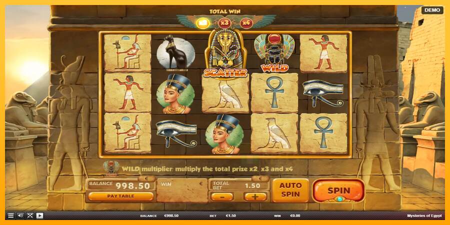 Mysteries of Egypt macchina da gioco per soldi, immagine 3