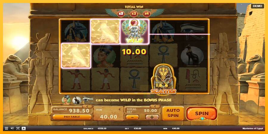 Mysteries of Egypt macchina da gioco per soldi, immagine 4