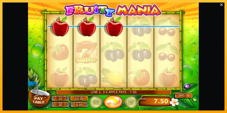 Fruity Mania macchina da gioco per soldi, immagine 2