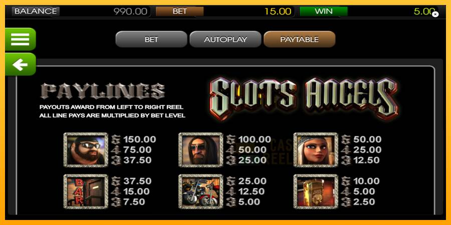 Slots Angels macchina da gioco per soldi, immagine 5