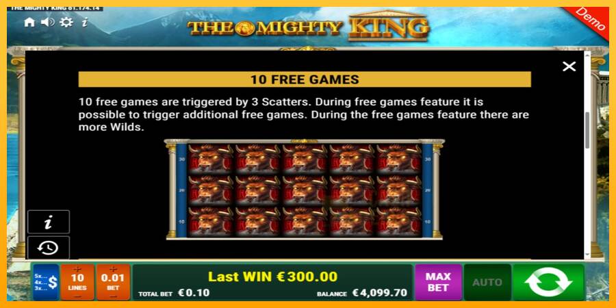 The Mighty King macchina da gioco per soldi, immagine 5