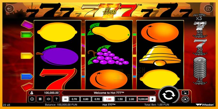 Hot 777 macchina da gioco per soldi, immagine 1