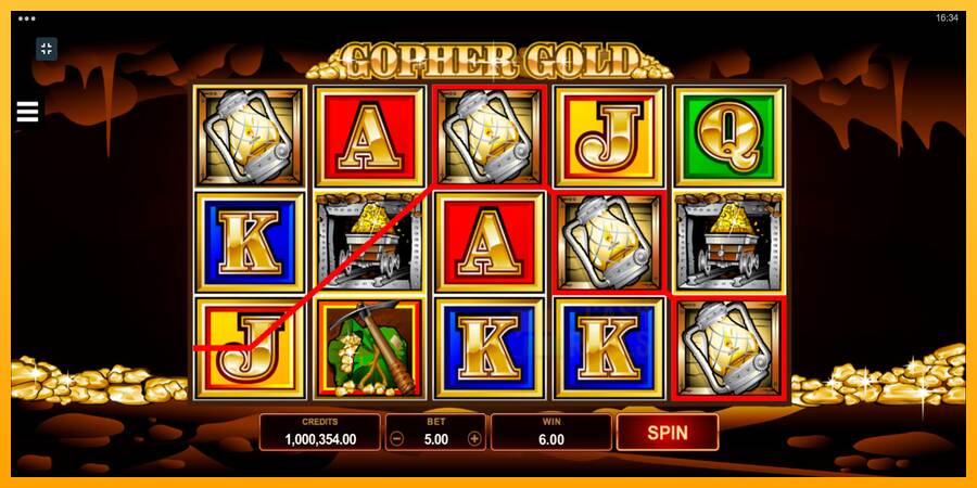 Gopher Gold macchina da gioco per soldi, immagine 4