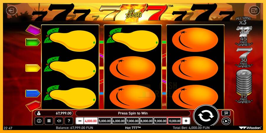 Hot 777 macchina da gioco per soldi, immagine 2