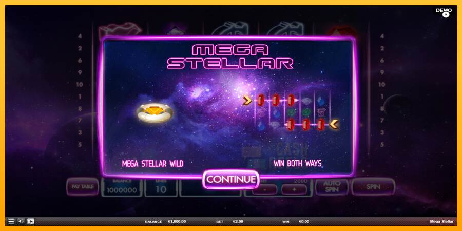 Mega Stellar macchina da gioco per soldi, immagine 1