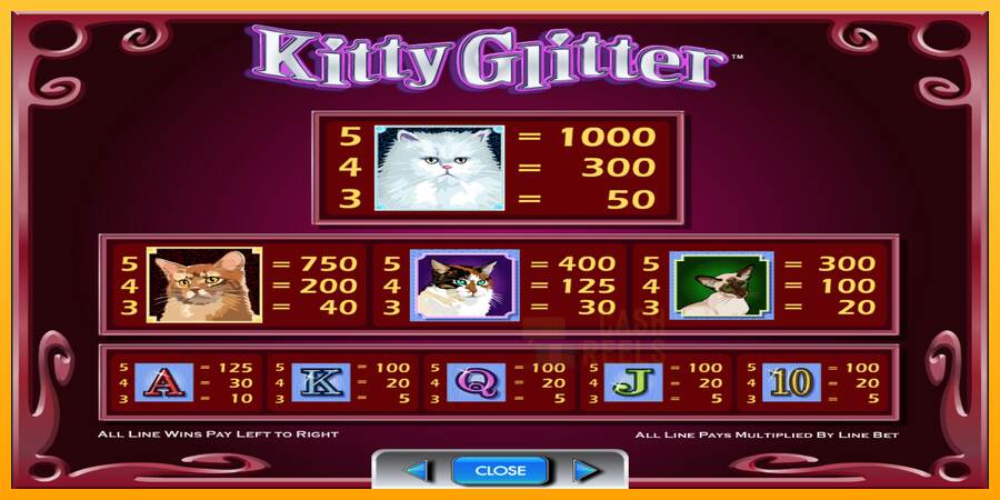 Kitty Glitter macchina da gioco per soldi, immagine 6