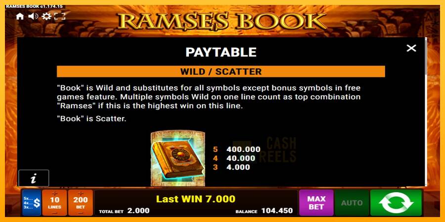 Ramses Book macchina da gioco per soldi, immagine 5