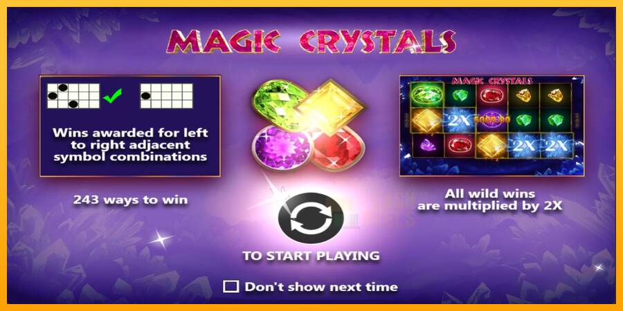 Magic Crystals macchina da gioco per soldi, immagine 1