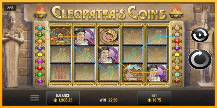 Cleopatra’s Coins macchina da gioco per soldi, immagine 2