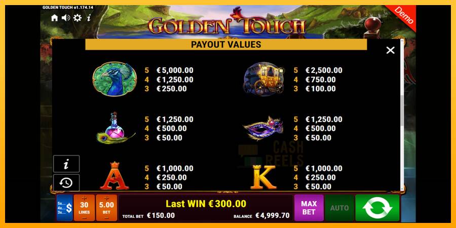 Golden Touch macchina da gioco per soldi, immagine 6