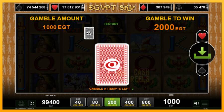 Egypt Sky macchina da gioco per soldi, immagine 3