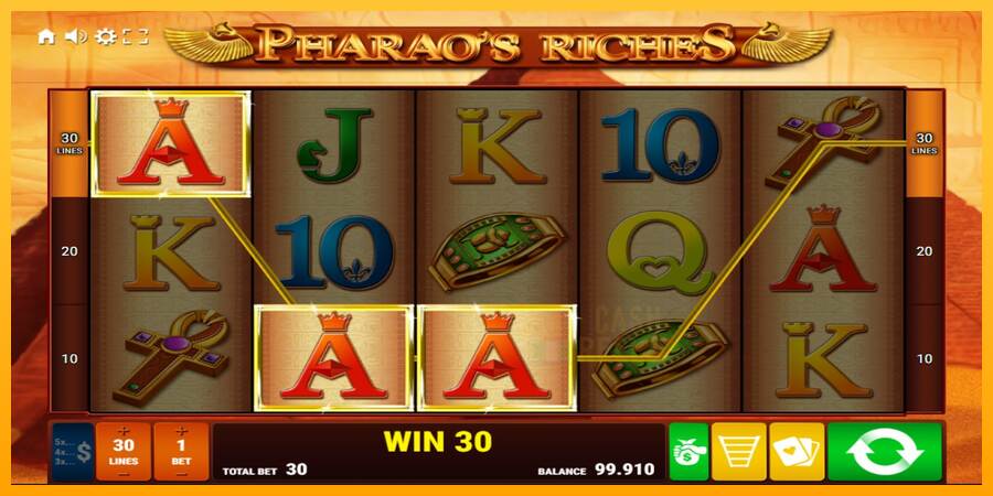 Pharaos Riches macchina da gioco per soldi, immagine 2