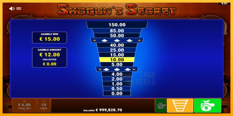 Shoguns Secret macchina da gioco per soldi, immagine 3