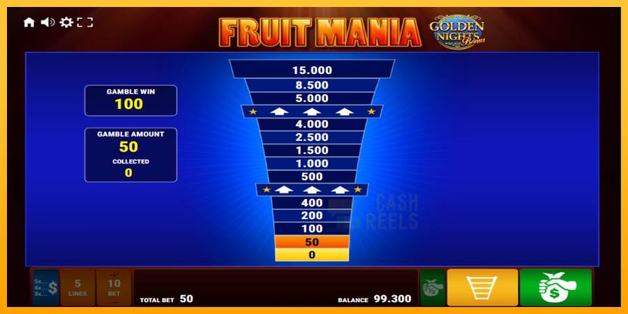 Fruit Mania Golden Nights macchina da gioco per soldi, immagine 3