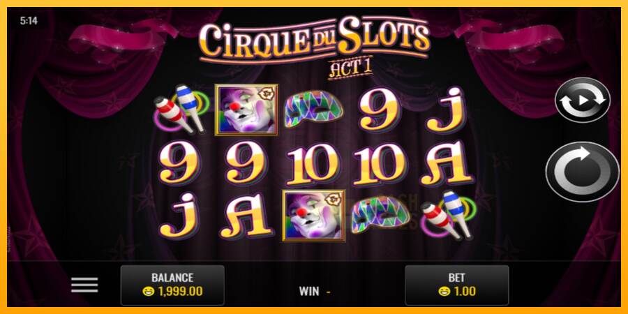 Cirque du Slots macchina da gioco per soldi, immagine 1