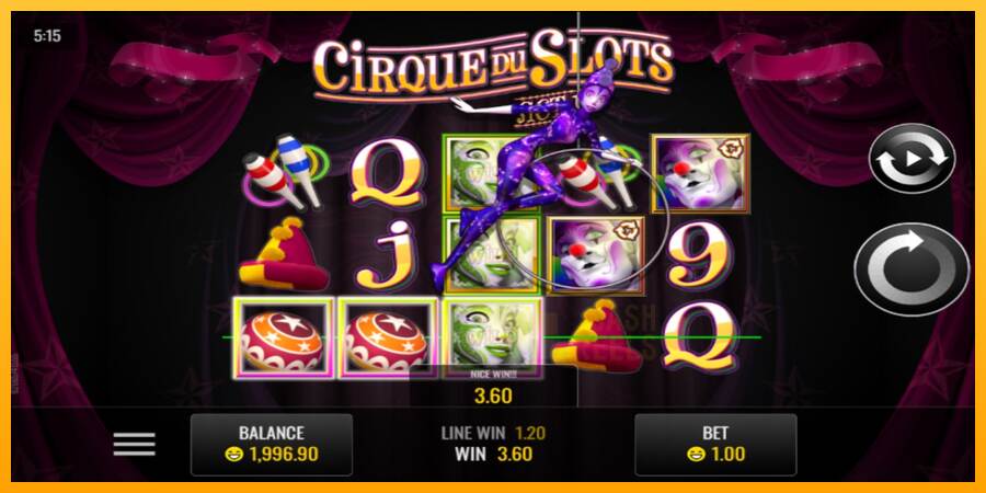 Cirque du Slots macchina da gioco per soldi, immagine 2