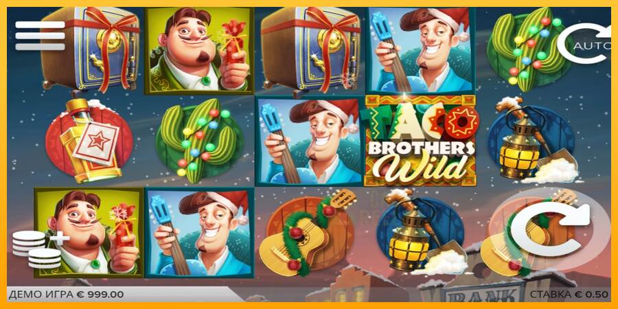 Taco Brothers Saving Christmas macchina da gioco per soldi, immagine 4