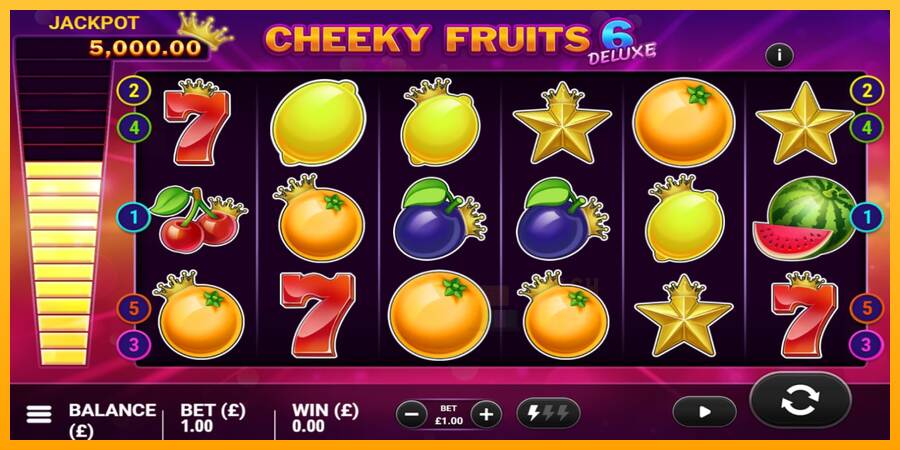 Cheeky Fruits 6 Deluxe macchina da gioco per soldi, immagine 2