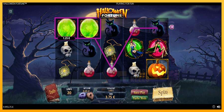 Halloween Fortune macchina da gioco per soldi, immagine 2