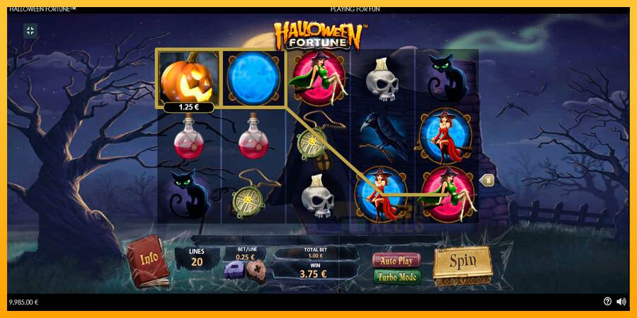 Halloween Fortune macchina da gioco per soldi, immagine 3